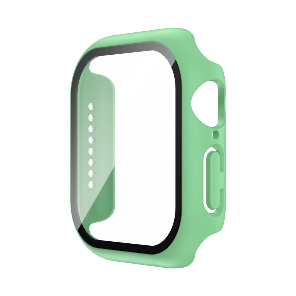 Tempered Glass+Case For Watch 38mm 40mm 41mm 42mm 44mm 45mm 46mm Screen Protector Protective Cover iWatch 10 8 7 9 6 SE 5