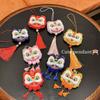 Year of Horse Lion Dance Tassels Pendant Chinese Style New Year Zodiac Plush Doll  Home Decor