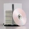 Clear Plastic DVD Storage Bucket Holds 100 Discs Disc Organizer Portable CD Storage Bucket  Home