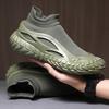 Men's Shoes New Soft-soled Comfortable Running Shoes Fashionable Flying-woven Sports Shoes Simple Casual Shoes