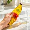 Ручная терапия Стресс-игрушка Прозрачный стержень Сжимаемая с поддельными фруктами внутри, Формируемая мягкая TPR Игрушки-фиджеты Палочка Сенсорная игрушка, Прозрачная полоска Фиджет