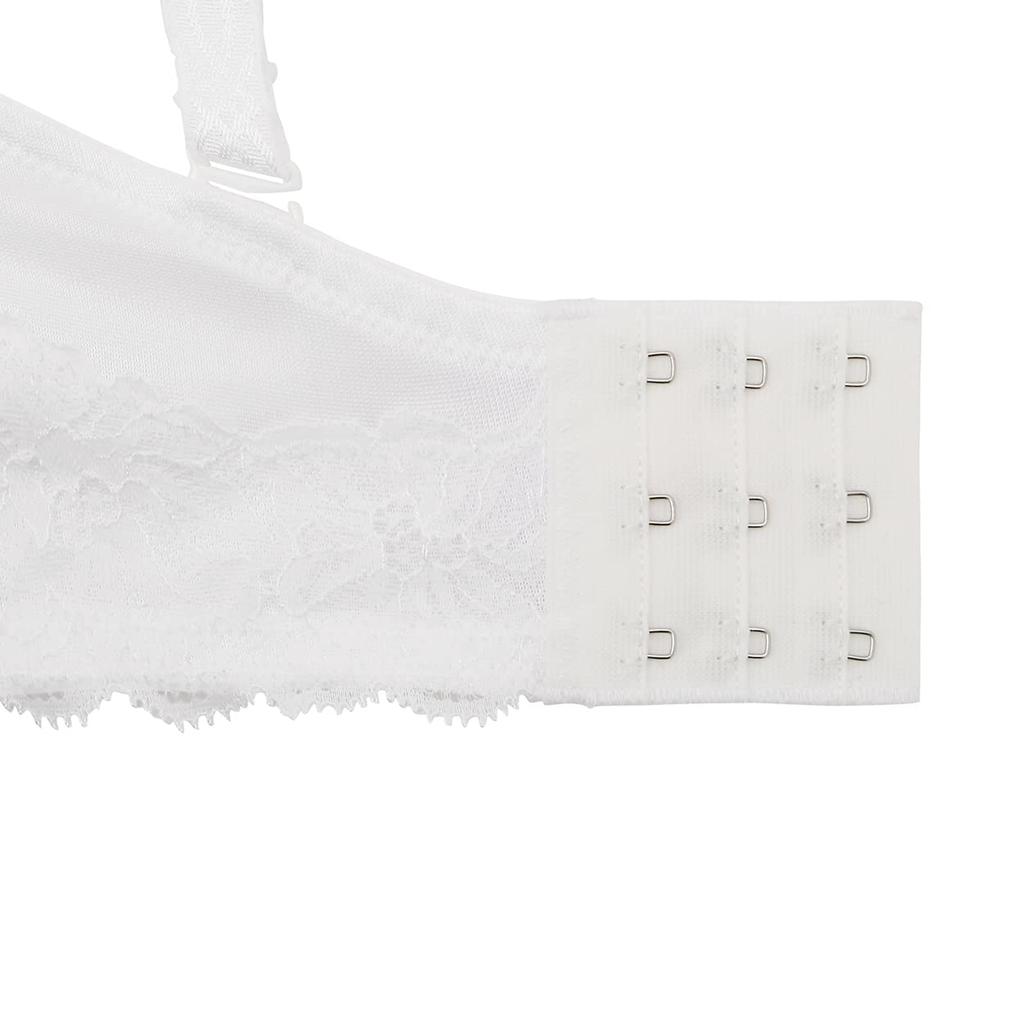 AMOSTYLE Свадебное нижнее белье Длинный бюстгальтер 0003 C75 Размер (Свадьба) (белый)