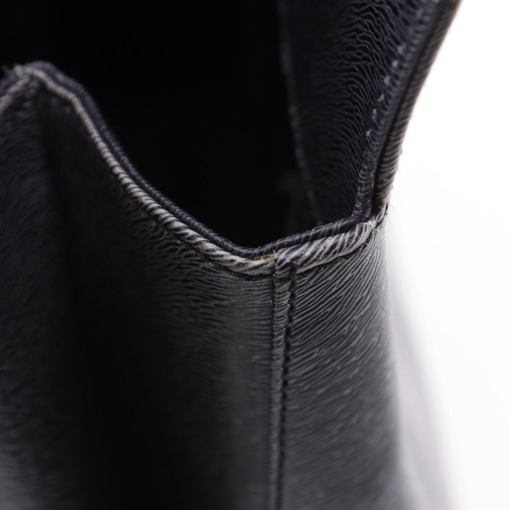 Salvatore Ferragamo Сумка Gancini DX-21 8674 3WAY серая тисненая кожа женская б/у