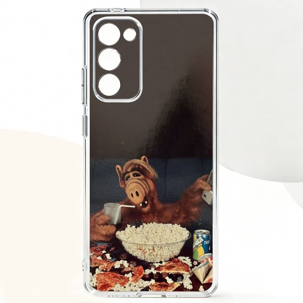 TV S-Series A-Alf Phone Case For Samsung Galaxy A,71,70,52,51,40,31,50,50S,30S,21S,12,10,Note20ultra Transparent Cover