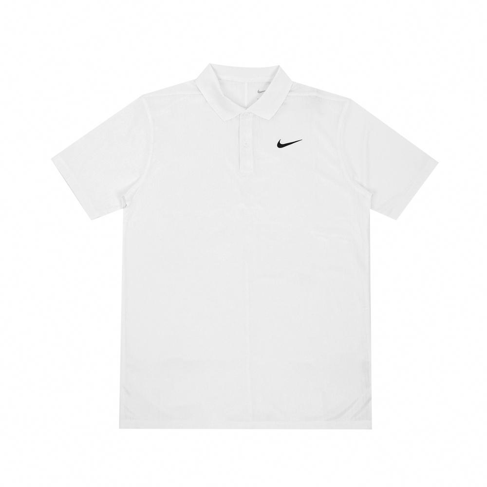 Nike Dri-Fit Victory + однотонный пуловер с воротником поло, футболка с короткими рукавами, мужские топы, белый DV8538-100