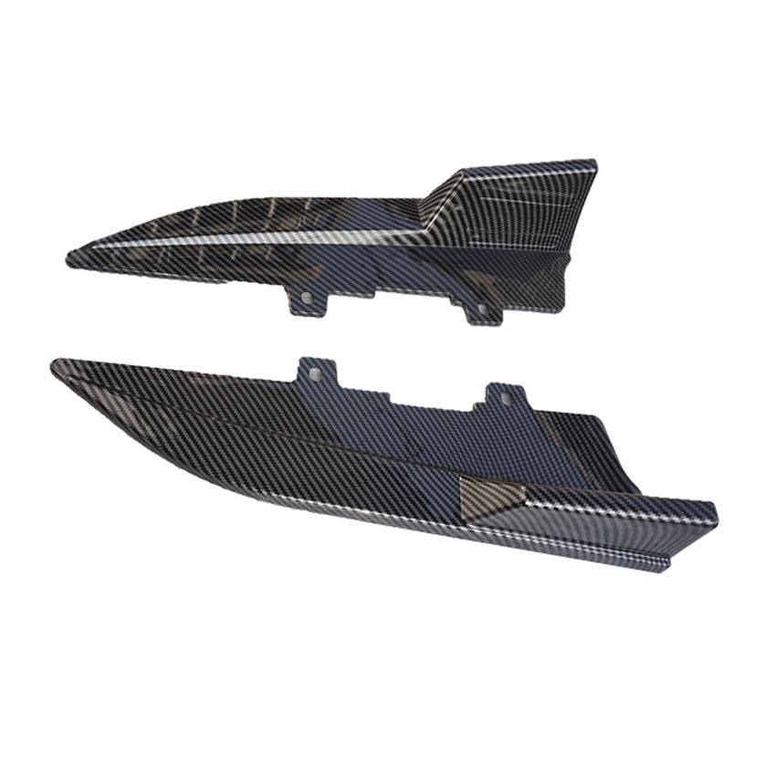 Rear Bumper Splitter Side Spoiler Canards Apron Cover Sticker Gloss Black For BMW 3 Series G20 G28 325 330 M-Sport 2019-2024