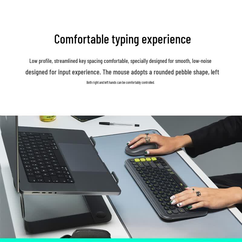Logitech КОМБО ИКОНА ПОП Беспроводной набор клавиатуры и мыши