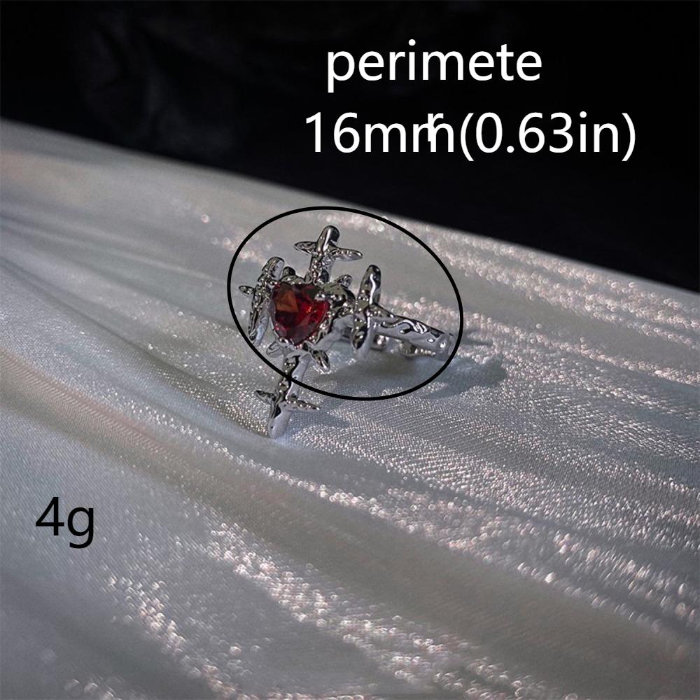 Винтажное кольцо-крест, готическое открывающееся кольцо на палец, креативное кольцо с сердечком и любовью для пары