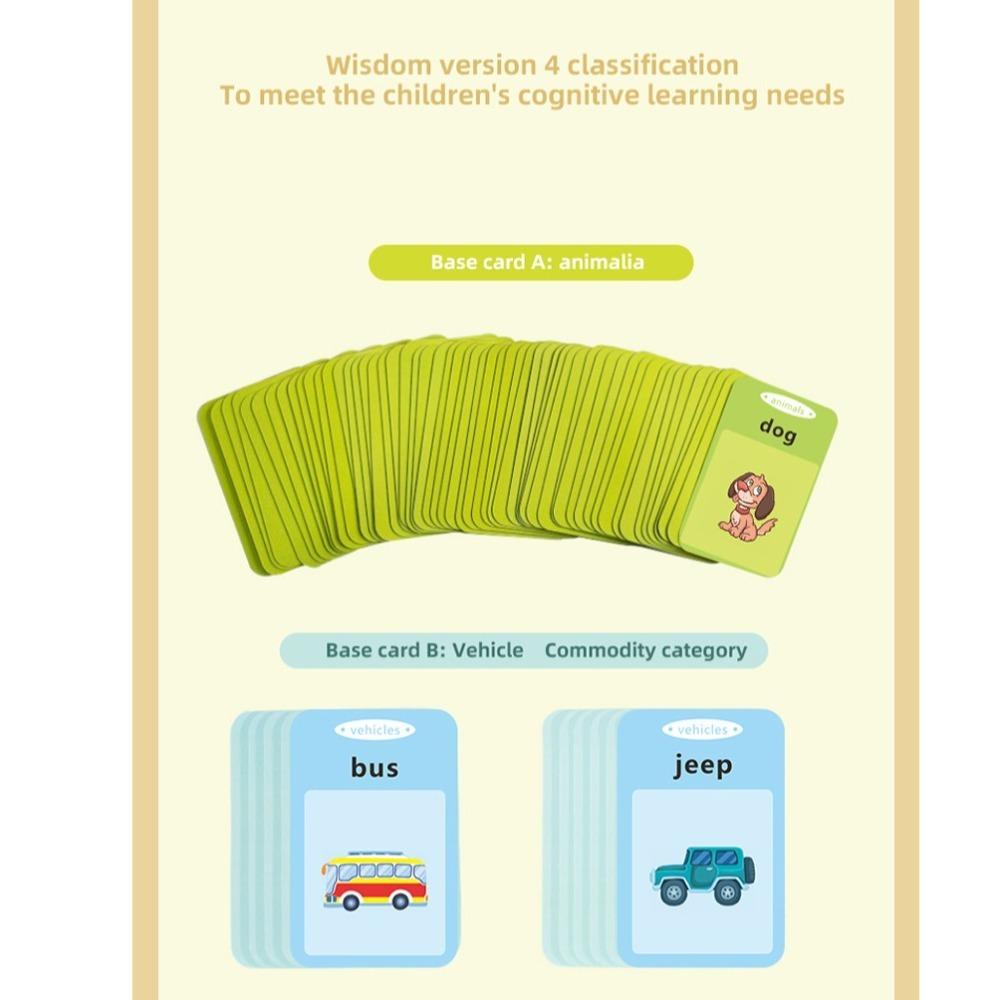 Изучение языка Английский Флэшкарты Интерактивные Дети Аудио Электронные Карточки Книга Дети Подарок