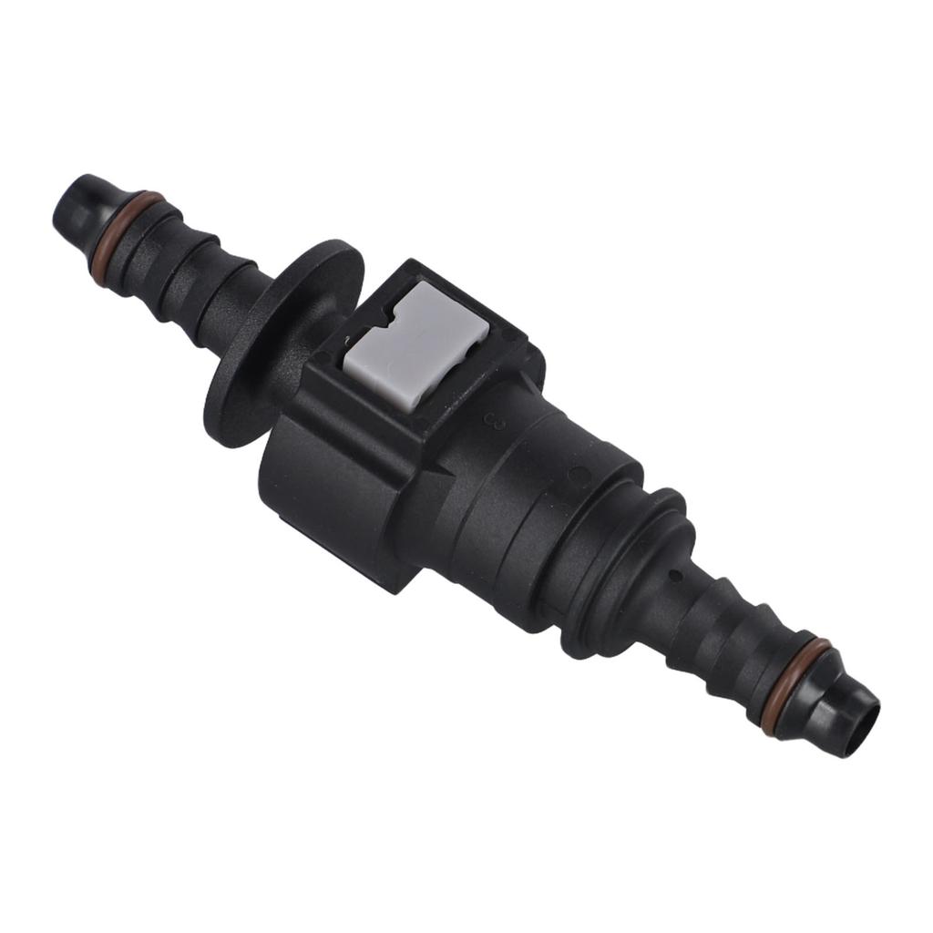 Быстроразъемное соединение топливной магистрали для резиновых шлангов с внутренним диаметром 8 мм и нейлоновых трубок 6,35 мм