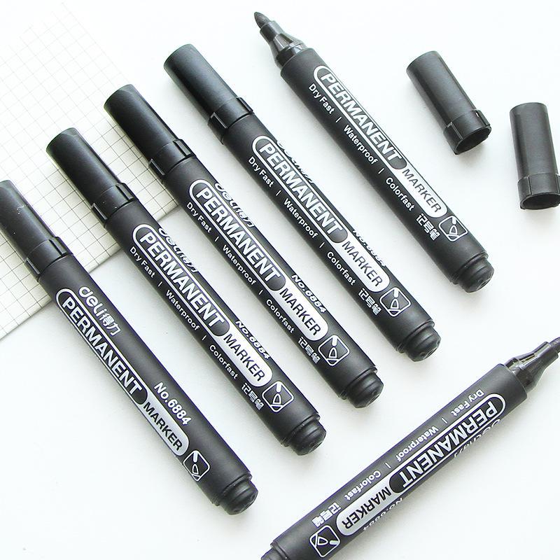 Перманентный масляный маркер водостойкий. В ассортименте черный, красный и синий цвета