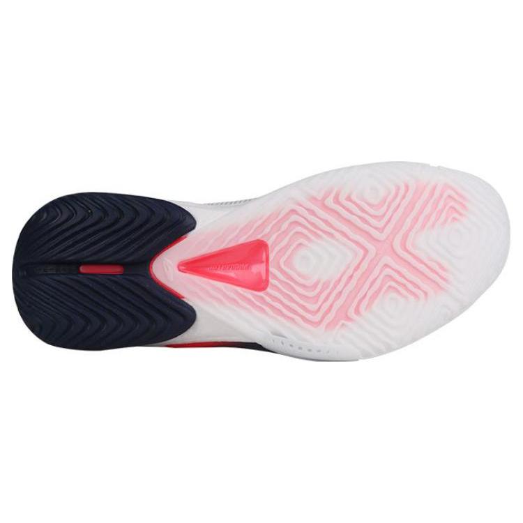Li Ning Speed 10 Амортизирующие Скользкие Устойчивые к истиранию Дышащие Низкие Баскетбольные кроссовки Мужские Белые ABAT085-14