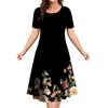 2025 New Floral Graphic Printing Ladies Dress Elegant Midi Dress Summer Dress Plus Size Women's Fashion Clothing