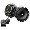 Pioneer TS-F1640S-2 16см Раздельные 2-полосные динамики с индивидуальной посадкой, Совместимые с высоким разрешением, Carrozzeria