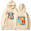 Harrys House Love On Tour Hoody  Unisex's Streetwear Print Clothes Originality Aesthetic Sweatshirt Unisex Autumn Fleece Hoodie