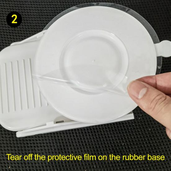 Регулируемая по высоте педаль для ванной комнаты, конструкция с присоской без сверления, противоскользящая широкая педаль, экономящая место для душа