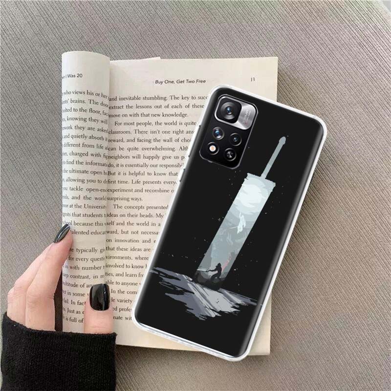 Чехол для телефона Final Fantasy VII для Xiaomi Redmi Note 14 13 Pro Plus 5G Чехол 13C 14C 12 12C 9 9T 9C 10 10C 8 7 6 10A 9A Pro Coque