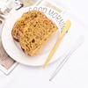 Нож для масла из нержавеющей стали, черный, золотой, 10 шт., ножи для сыра, десерта, джема, крема, лопатка для сыра, столовые приборы, инструменты для десерта