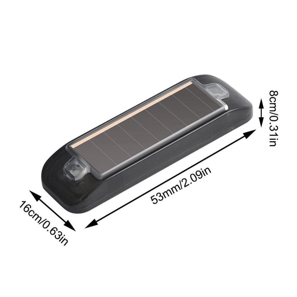 Проблесковый маячок на солнечной батарее, противоугонный стробоскопический сигнальный фонарь, предотвращающий столкновение сзади