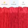 3 Pack Red Cheesecloth Table Runner, 17 x 108 inch, Semi Sheer Boho Cheese Cloth Fabric Table Runner Bulk for Wedding, Birthday, Party, Holiday, Home