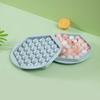 Round Ice Cube Tray 37 Grids Versatile Space Saving Small Ice Ball Maker Mold with Lid for Drink