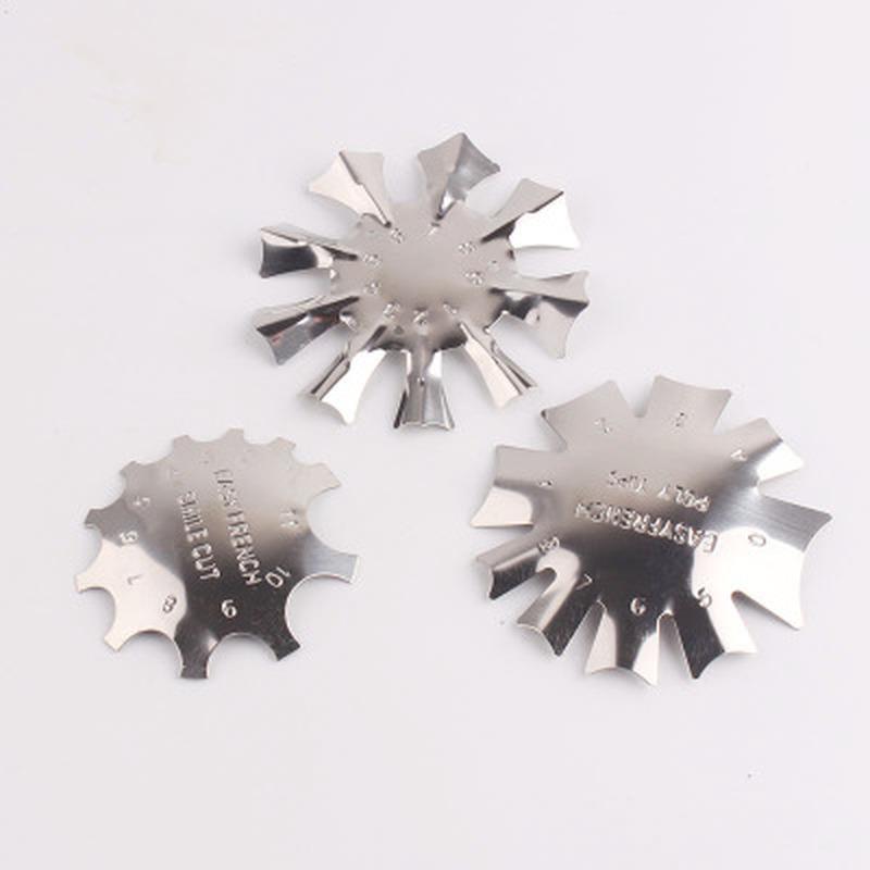 1 шт., французская резка для трафаретов для ногтей, триммер, машинка для стрижки, многоразмерные пилочки, поли-наконечники, инструмент для гель-маникюра для ногтей