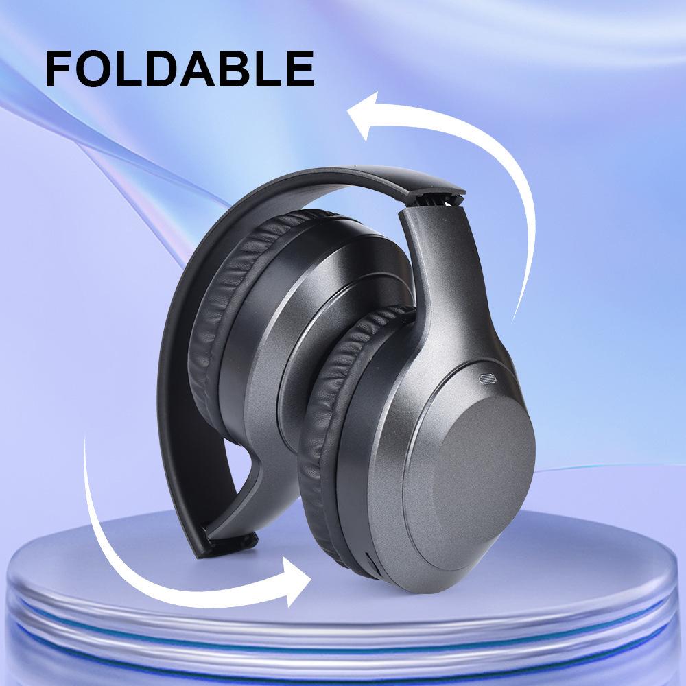 Over Ear HIFI Stereo Headsets Wireless Bluetooth Headphones Sports Gaming Earphones with HD Mic Support TF/AUX Noise Reduction