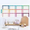 Super Large Wall Sticker 2026 Calendar Reusable Matte Whiteboard Home Work Planner Year-Round Planning Tool