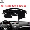 Для Mazda 3 M3 BL 2010 2011 2012 2013 MK2 крышка приборной панели Pat Dash Board коврик ковер Dashmat накидка солнцезащитный козырек аксессуары