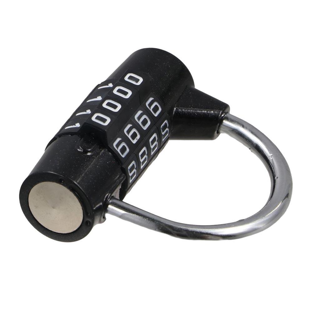 Gym Combination Lock 4 Dial Digit Code Lock Weatherproof Security Padlock  Door
