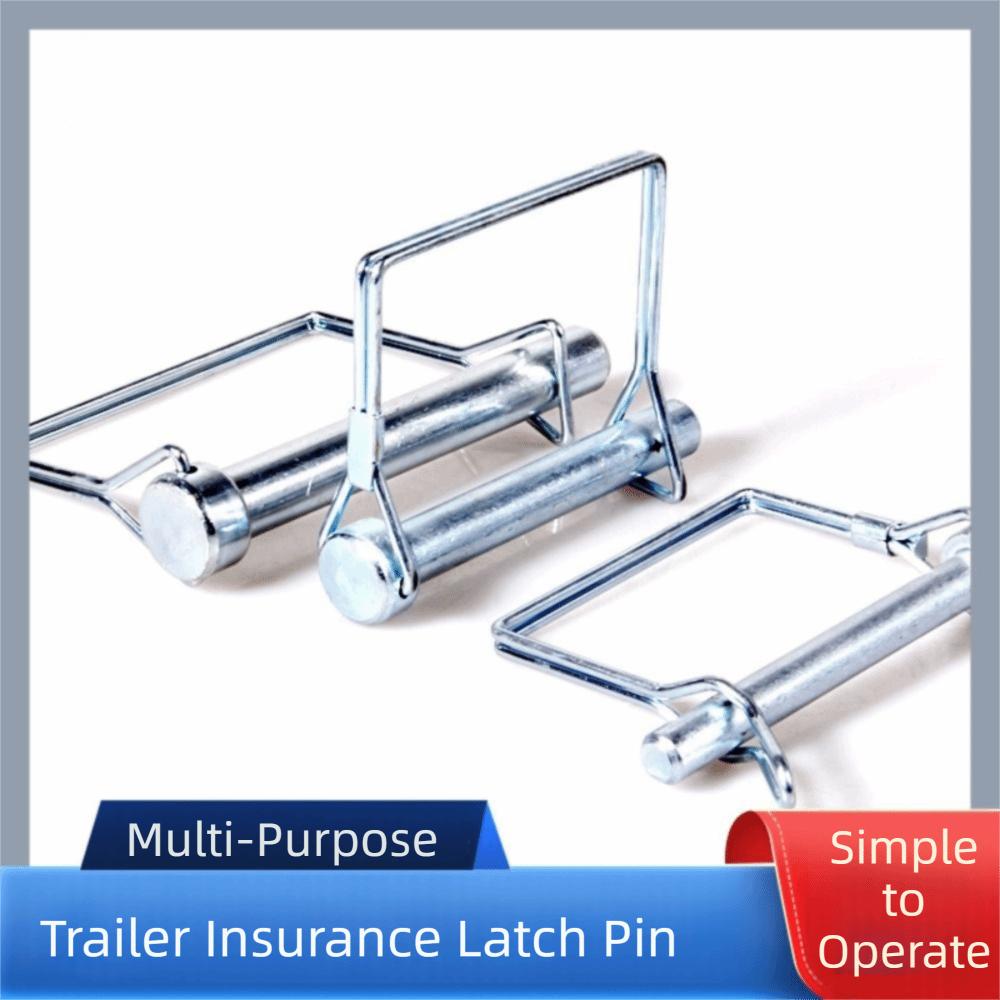10Pcs Pull Ring Square Locking Pin Square Shaft Quick-Release Pin  Auto Car Trailer