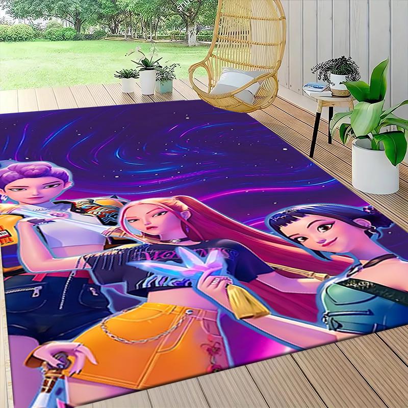 Galactic Fashion Heroes Carpet Rug Soft Washable Antislip Home Living Room Sofa Mats Personalized Christmas Rug