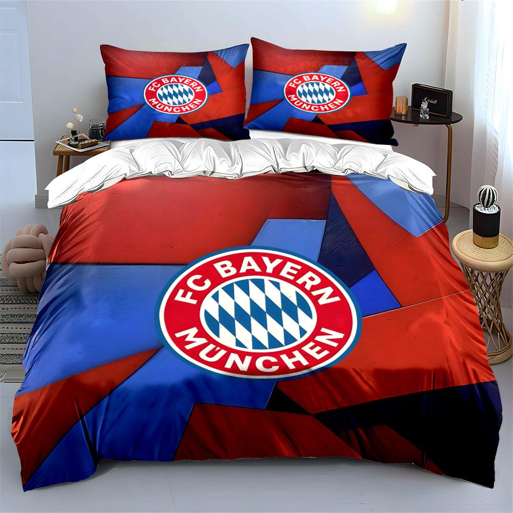 FC Bayern München logo. Bedding sets Duvet cover sets Duvet covers Pillowcases(1 * Duvet Cover 2 * Pillowcases without duvet insert)