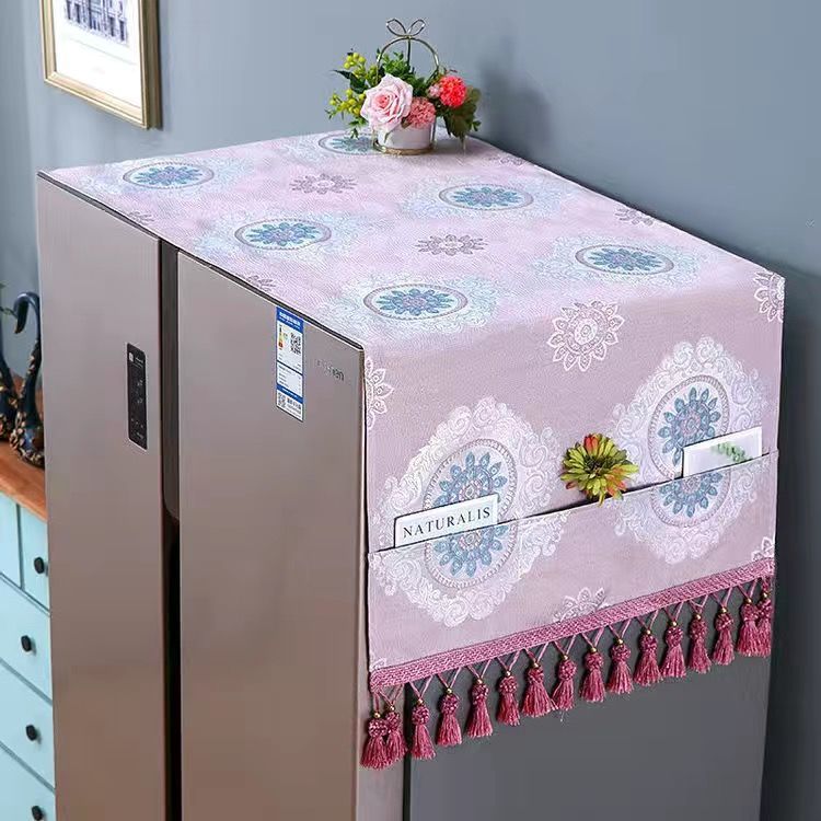 Европейский стиль Холодильник Пылезащитный Чехол Одинарный Открытый Двойной Дверной Стиральная Машина Духовка Микроволновая Печь Водонепроницаемый Чехол Полотенце Полотенце