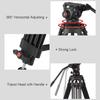 Andoer Professional Aluminum DSLR Camera Tripod Stand 1.8m/6ft 8KG Payload with 360 Degrees  Panoramic