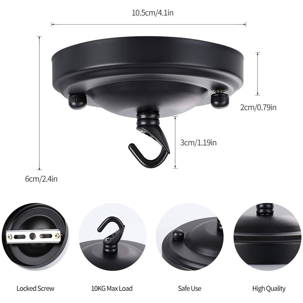 Hook Home Decoration Lamp Hook Industrial Light Fitting Light Base Ceiling Holder Ceiling Hook