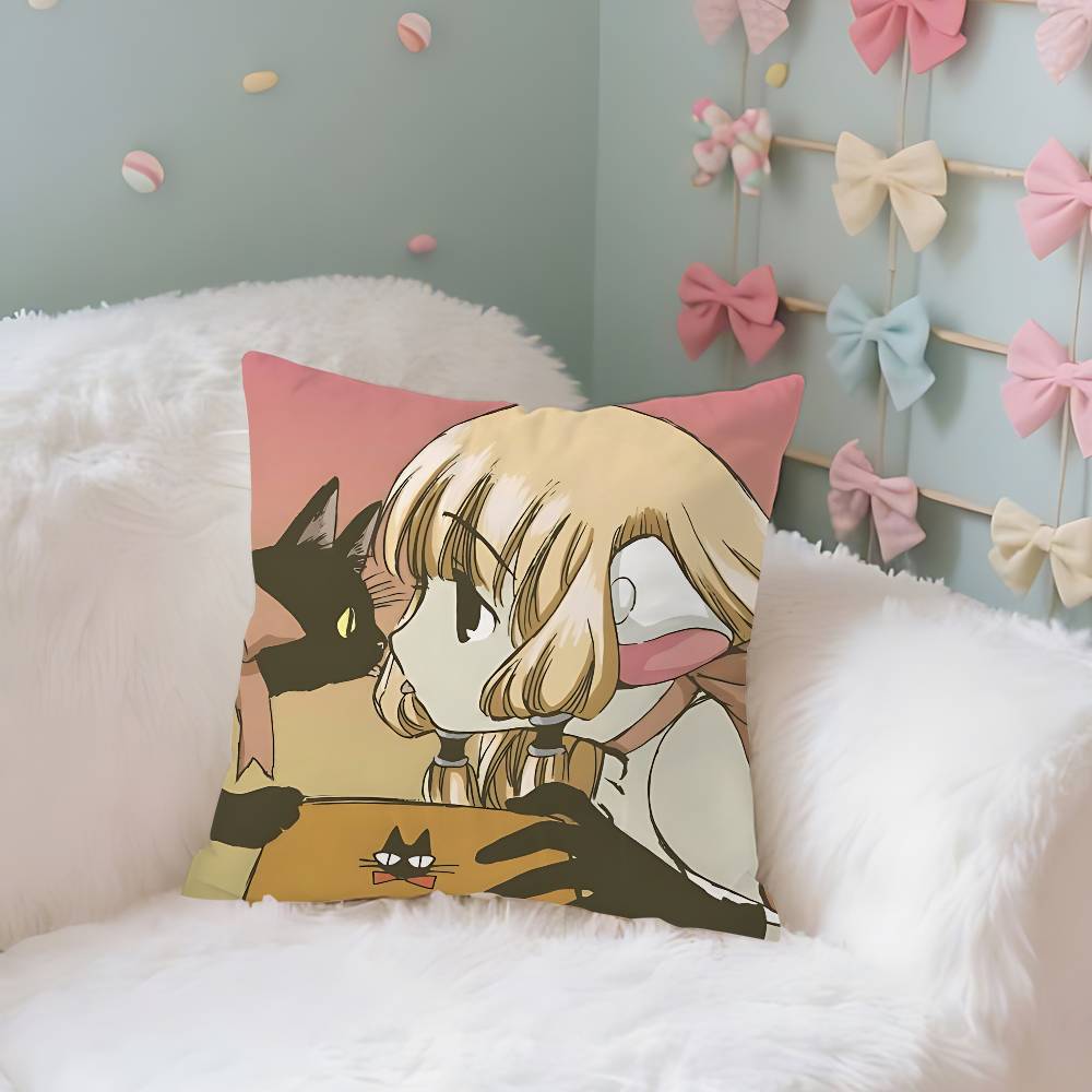 Милые аниме C-Chobits Кавайные наволочки для декоративных подушек Чехол для подушки с рисунком Подходит для дивана, спальни, автомобиля