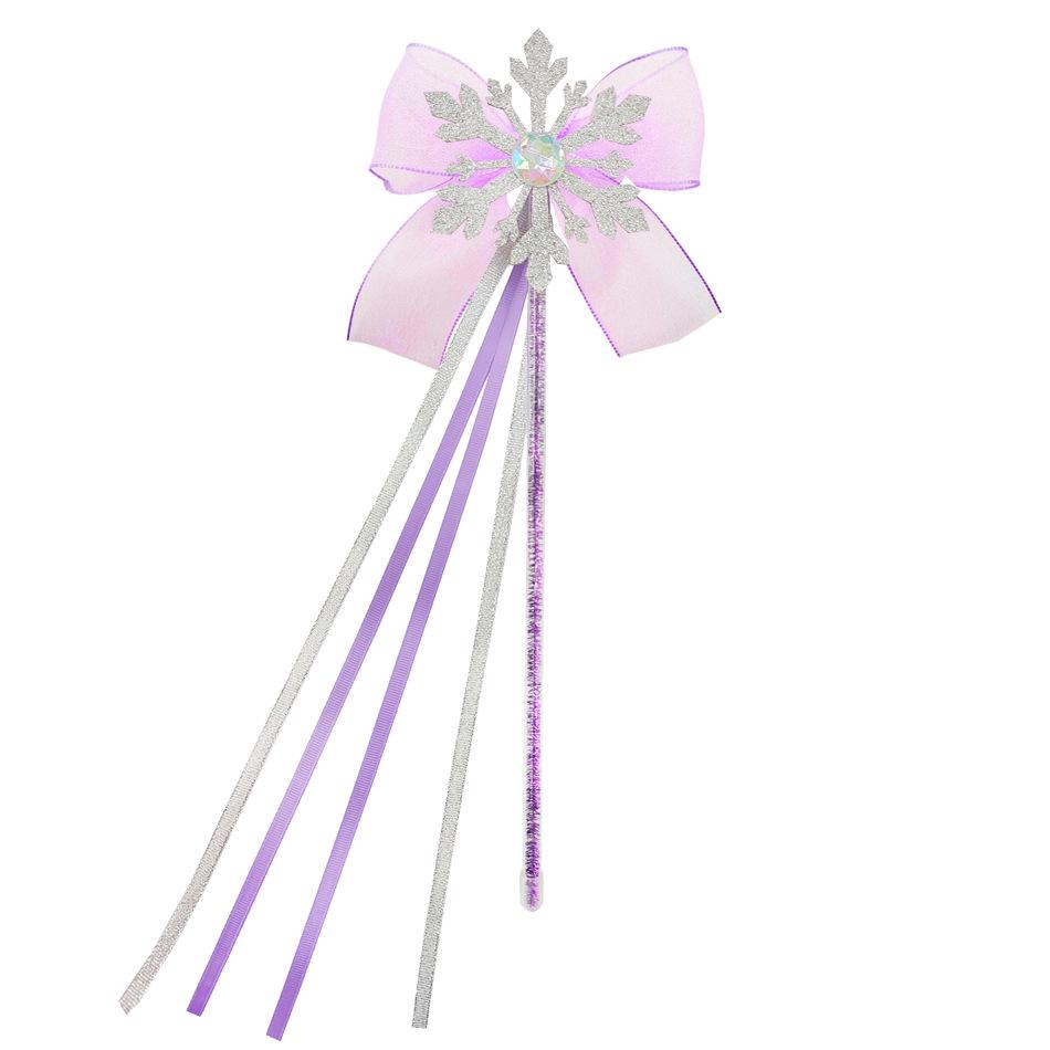 Elsa Sequin Classic Train Dress with Wig In Purple and Blue