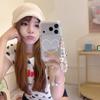 **Простой чехол для телефона с дизайном в виде белого сердца и линий для iPhone 15/14, Совместим с Apple 16, Скругленные края, Подходит для iPhone 17 Pro Max**