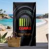 CLAAS Custom Beach Towel, Print Your Name Text Lightweight Absorbent Towel for Swimming Travel