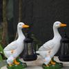 LED Duck Solar Lantern Warm Light Solar Garden Statue Durable Animal Figurine Lantern  Landscape