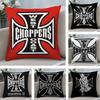 W-West Coast C-Choppers Pillow Case Short Plush Pillow Covers Sofa Decorative Gift Home Double-sided Printing Cushion Cover