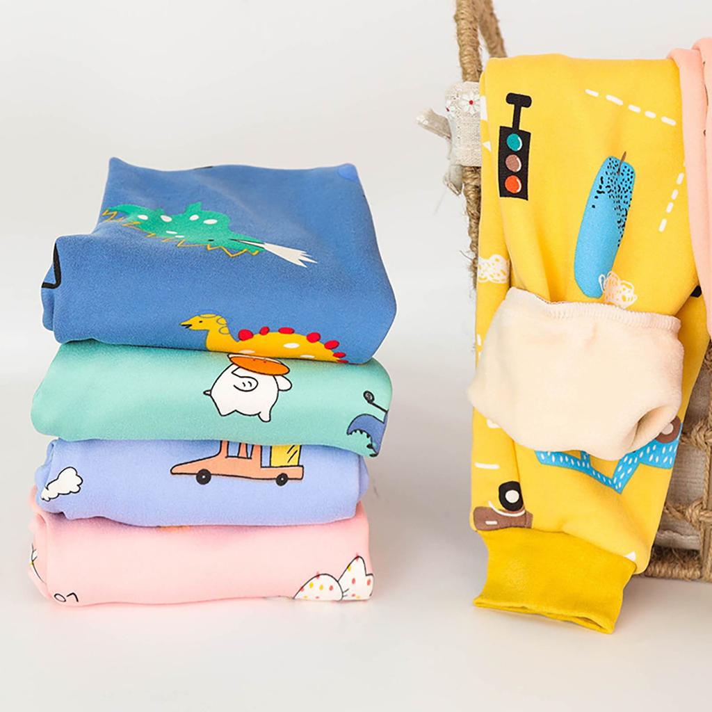 Зимние детские флисовые леггинсы Johns для мальчиков и девочек, толстые теплые штаны для детей