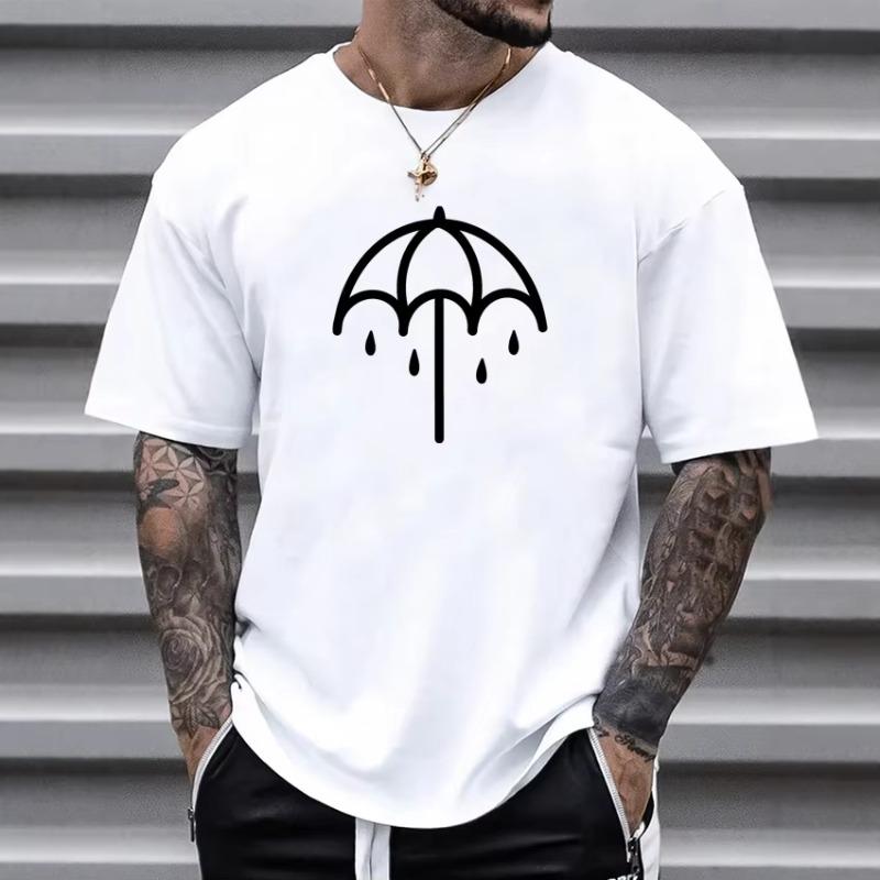 Umbrella Bring Me The Horizons Metal Washed Oversized Tshirt Street Hip Hop 100 Cotton Unisex Unisex Short Sleeve Tshirts Unisex