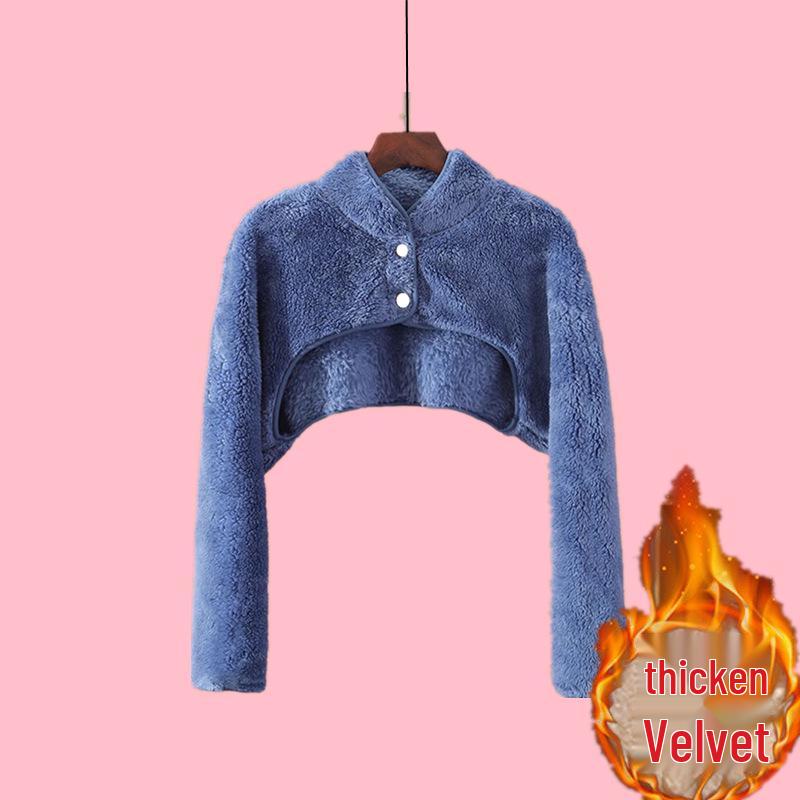 Женский теплый фланелевый коралловый флисовый протектор для плеч и шеи для осени и зимы