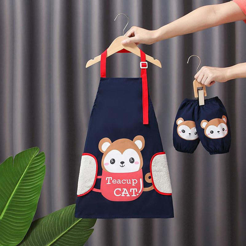 Водонепроницаемый фартук, детская одежда для рисования, ученики начальной школы в кухонных чехлах, защитная одежда для рисования для мужчин и женщин в детском саду.