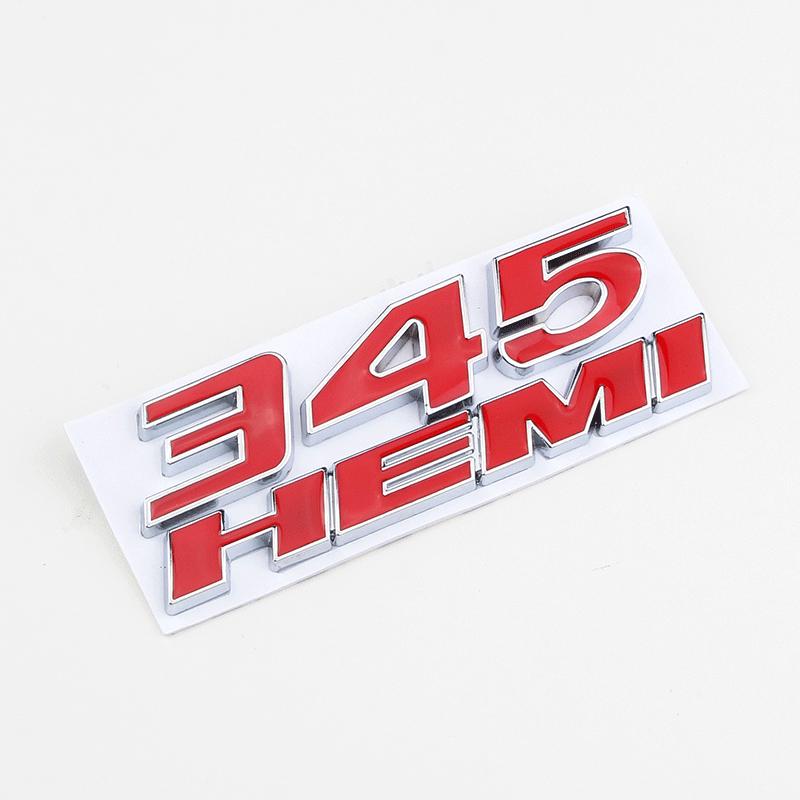 345 HEMI модифицированный логотип автомобиля маркировка RAM 1500 2500 пикап логотип металлический автомобильный стикер
