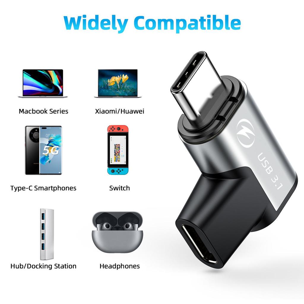 24-контактный магнитный адаптер USB-C для быстрой зарядки PD100W - совместимый с USB 3.1