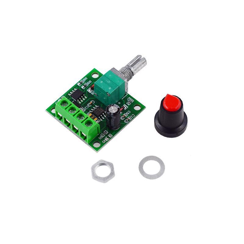 PWM DC Motor Speed Controller 1.8V-12V 2A 1803BK with Adjustable Switch