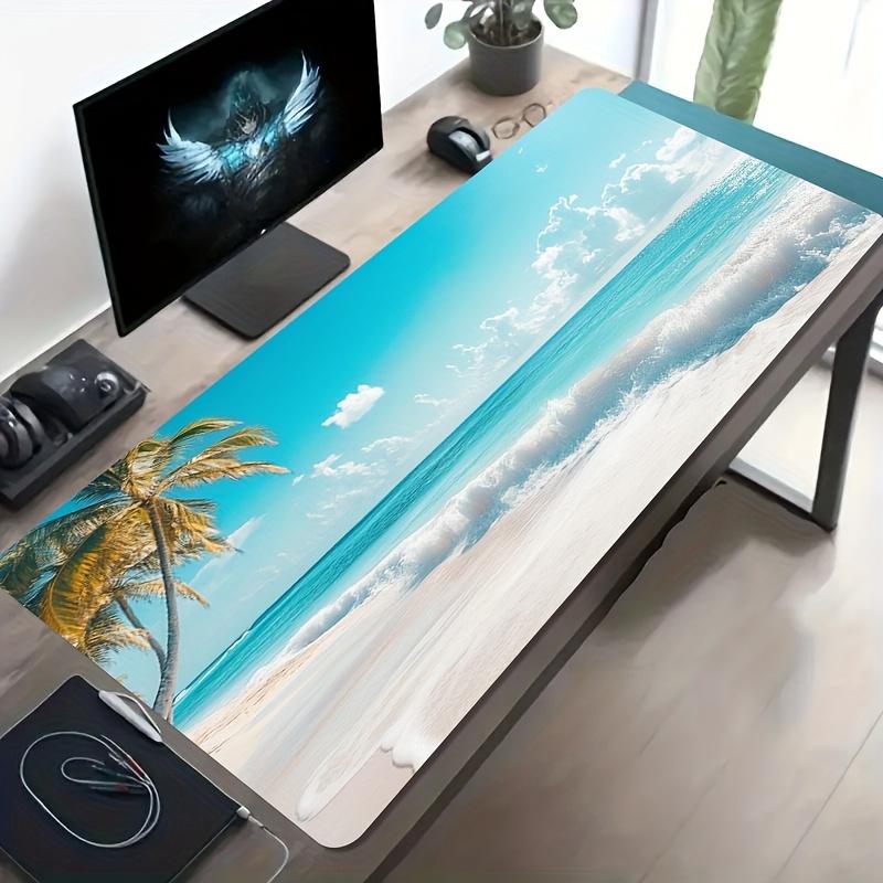 Desk Mat Gaming Mouse Pad Large Cloth Surface Non Slip Rubber Base for PC Laptop Keyboard Holiday Gift